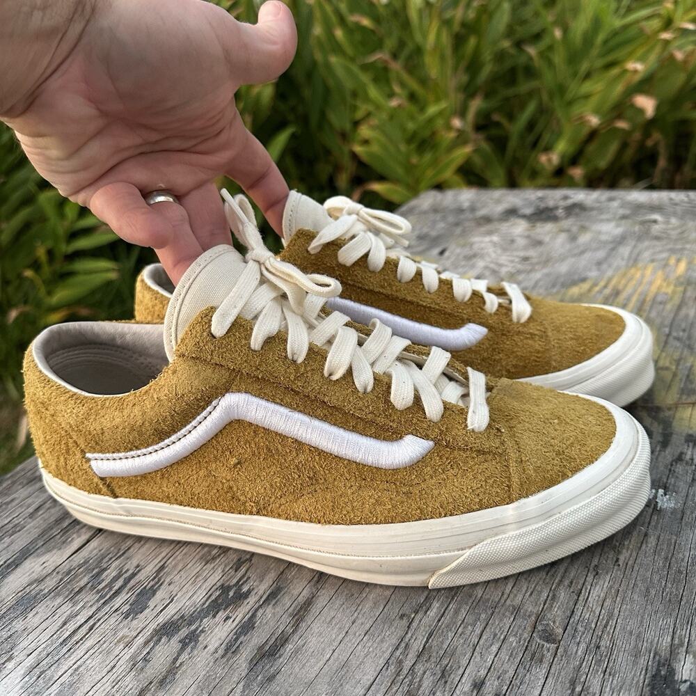 VANS Vault OG Style 36 LX Cooperstown Men’s 9.5 Dried Tobacco Suede